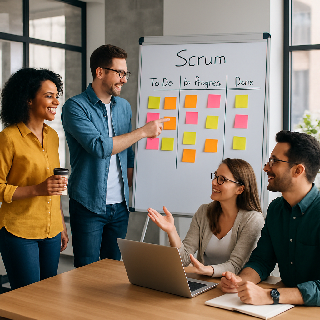 plongez dans l'univers de la méthode agile scrum avec notre guide complet. découvrez les principes essentiels et les pratiques performantes qui font le succès de cette approche. idéal pour les équipes souhaitant améliorer leur efficacité et leur collaboration.