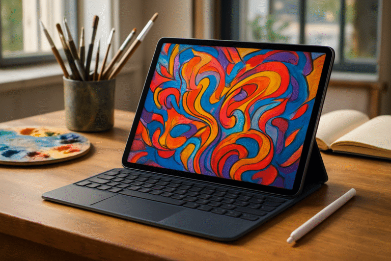 découvrez l'ipad pro avec la puce m4, une révolution pour les artistes et créateurs ! profitez d'une performance inégalée, d'une puissance graphique impressionnante et d'outils innovants qui stimulent votre créativité et transforment vos idées en réalité.