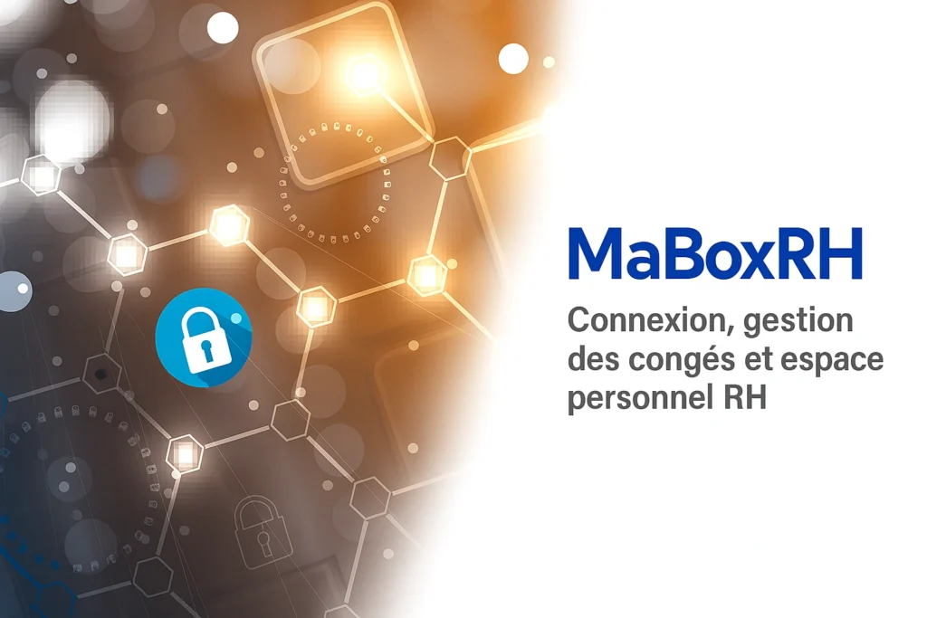 Page de connexion MaBoxRH du groupe La Poste avec champ d'identifiant et accès sécurisé