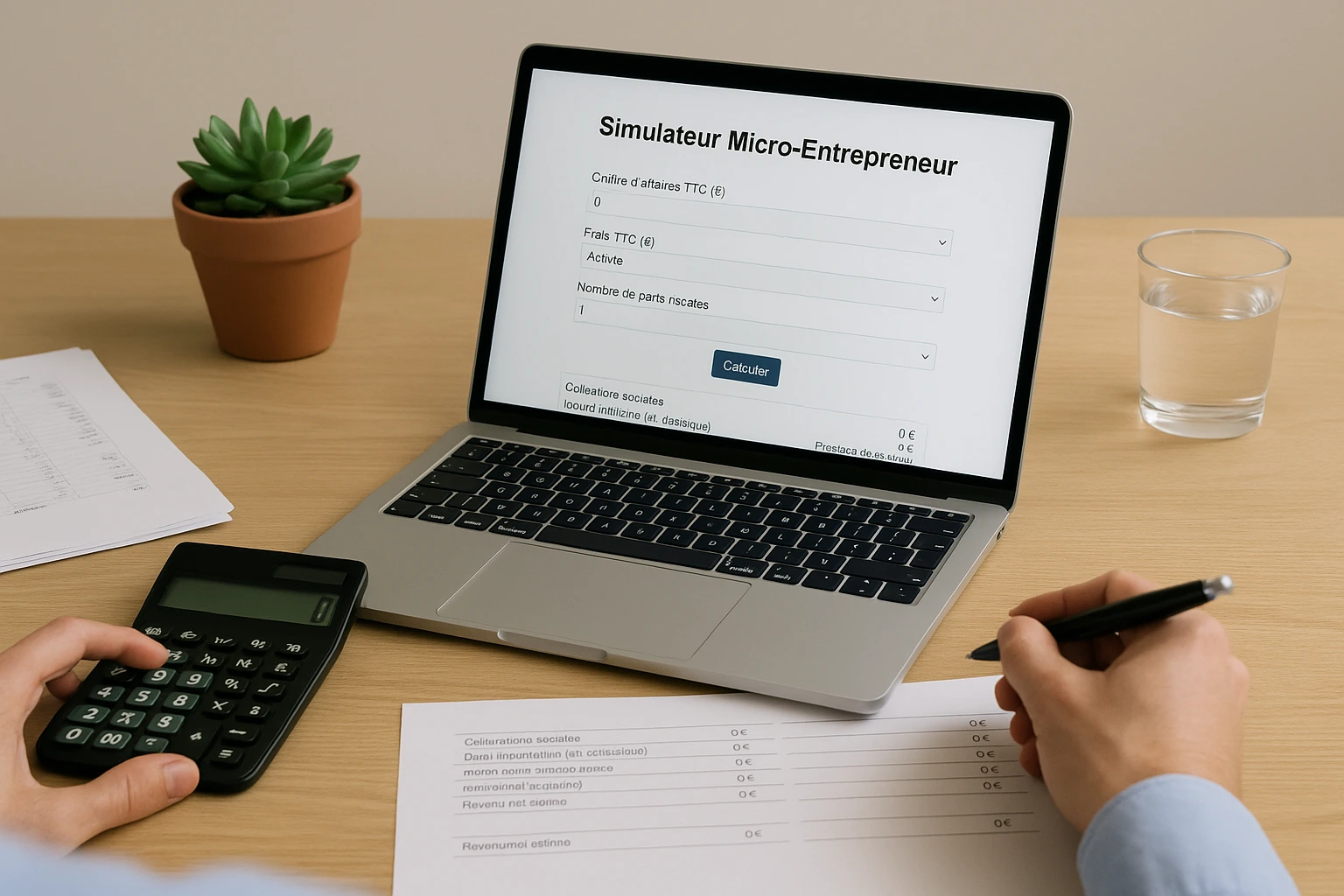 Simulateur micro-entrepreneur